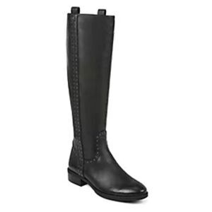 Sam Edelman Prina Studded Riding Boots US Black Leather 6.5